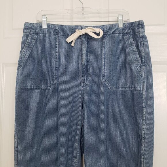 J Crew High Rise Straight Leg Camp Corduroy Pants NEW Womens Size Large Tall - Picture 2 of 15